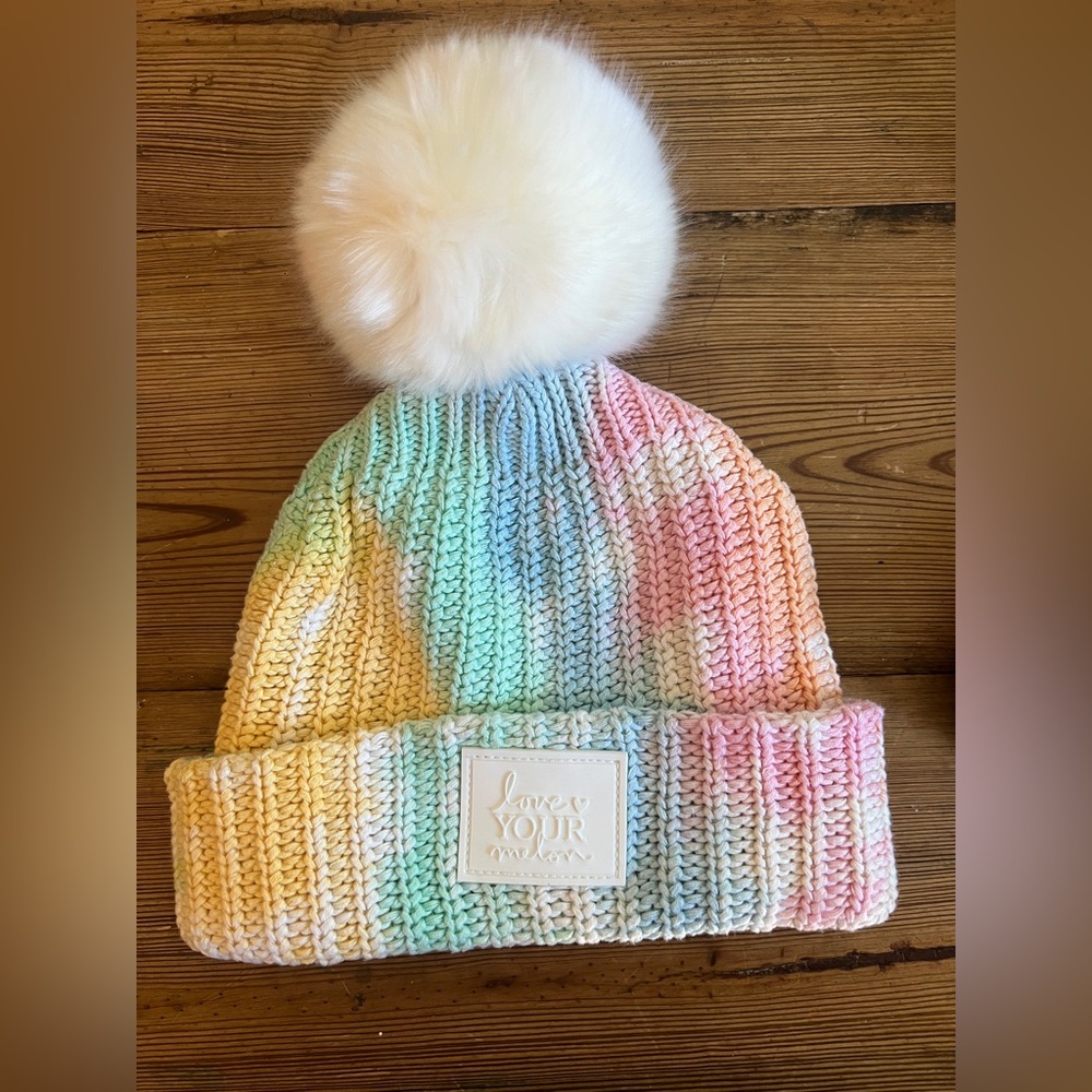 Love Your Melon Pom Beanie multicolor